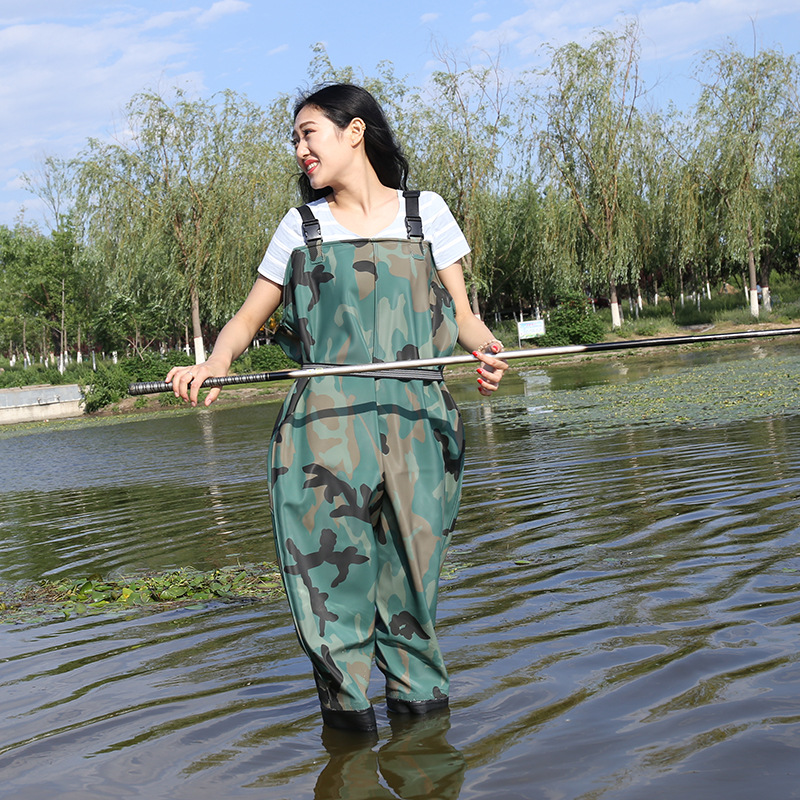 Fishing Waders - EU37-45 Waterdichte anti-slijtage viskleding met laarzen
