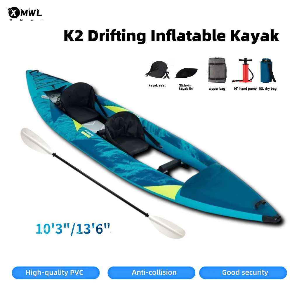 Fishing Bag Waterproof - Opblaasbare kano-kayakboot voor 1-2 personen, 840D,