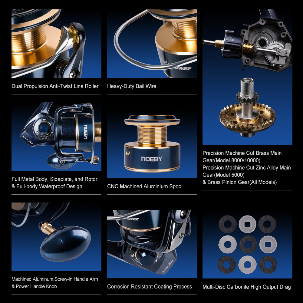 Noeby Infinite Power Spinhenge - Shimano Reel Stradic recensie en prijs