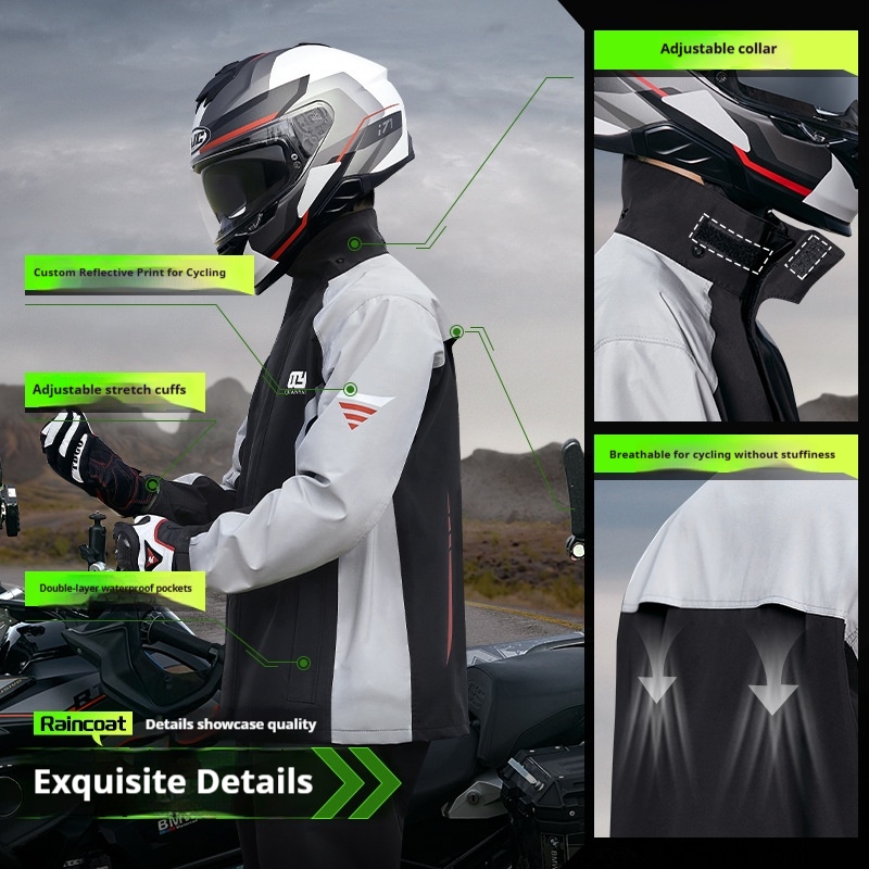 Speciaal motorpak, verdikte, v - Fishing Rain Suit recensie en prijs