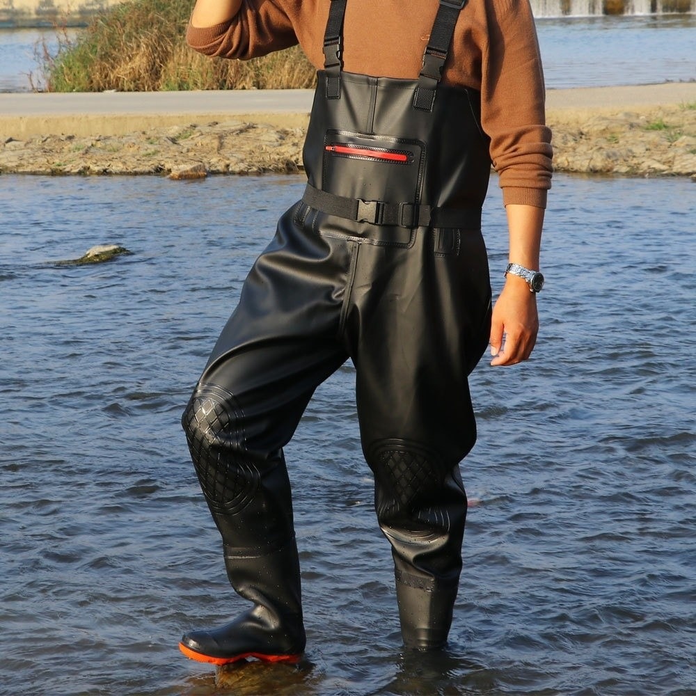 Handige PVC-vispakken met dubb - Fishing Waders recensie en prijs