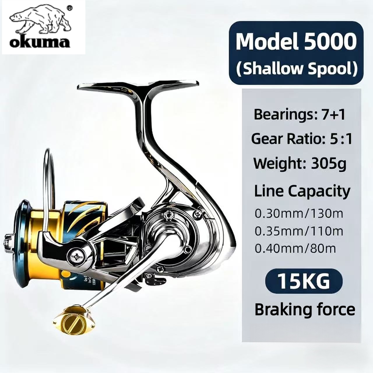 Okuma Visgerei Spinning Reel U - Daiwa Reel Fuego recensie en prijs